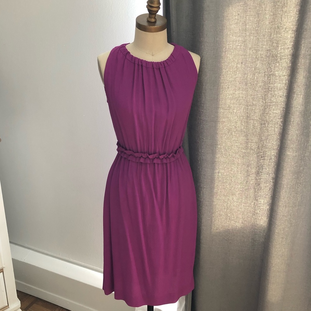 Kate spade purple silk dress xs